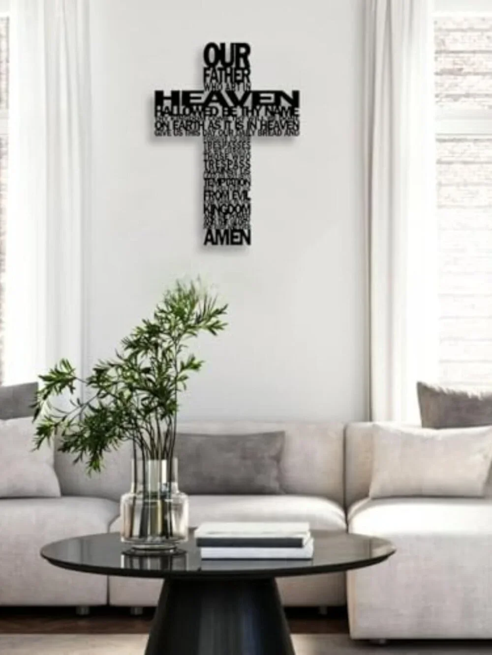 BRAND NEW Metal Cross Wall